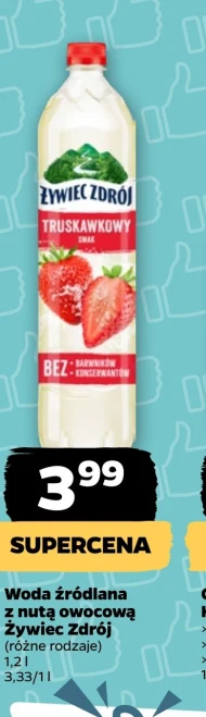 Woda źródlana Żywiec zdrój