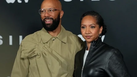 Common i Alexandra Reily na premierze trzeciego sezonu serialu "Silos"
