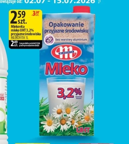 Молоко Mlekovita