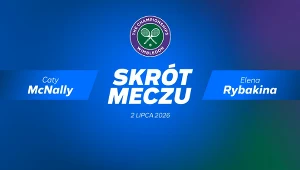 Elena Rybakina - Caty McNally. Skrót meczu [WIDEO]