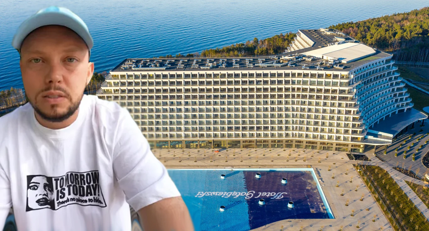 Książulo rozpętał aferę wokół Hotelu Gołębiewskiego /https://www.youtube.com/@ksiazulo/