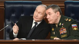 Prezydent Rosji Władimir Putin i szef Sztabu Generalnego Rosji Walerij Gierasimow