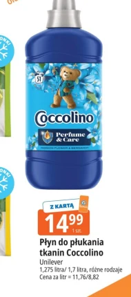 Płyn do płukania tkanin Coccolino