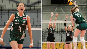 Siatkarki reprezentacji Polski U18 w meczu z Turcją