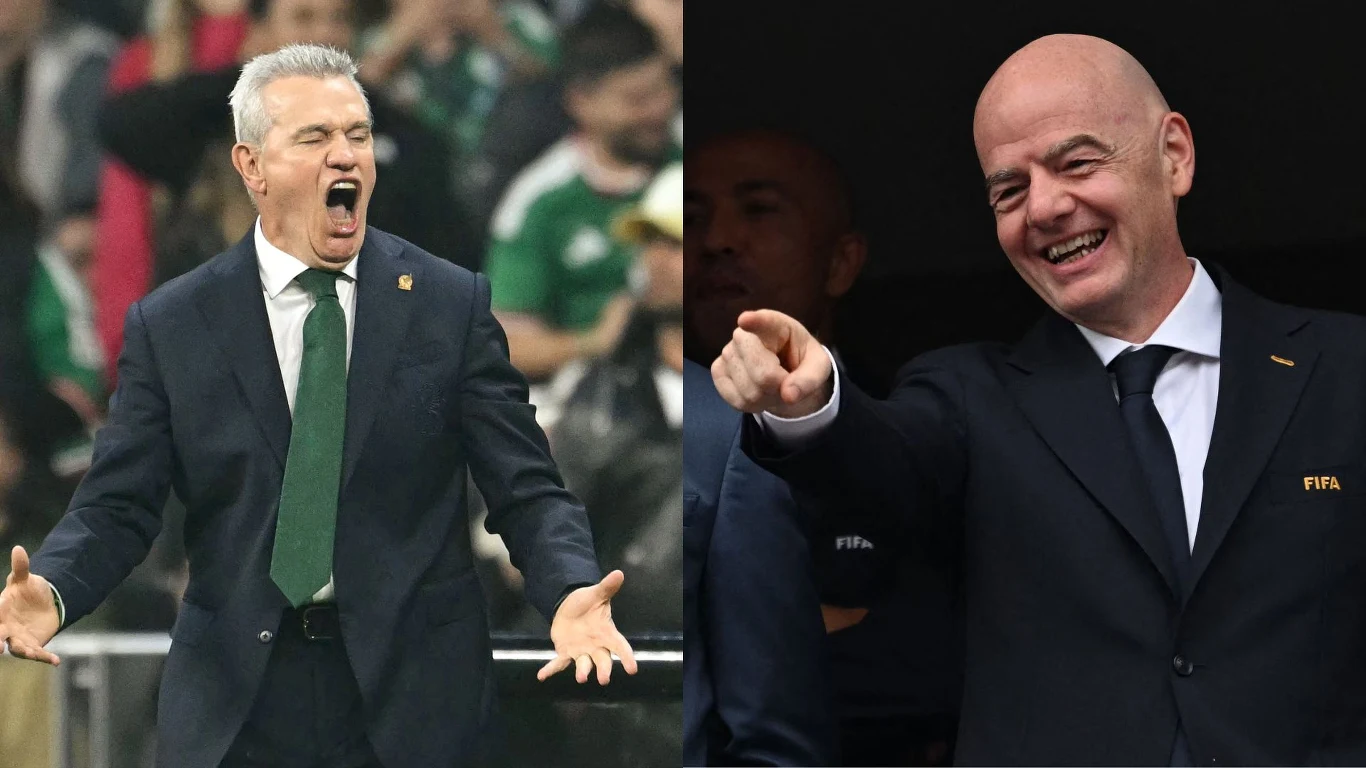 Javier Aguirre - trener reprezentacji Meksyku i Gianni Infantino article cover