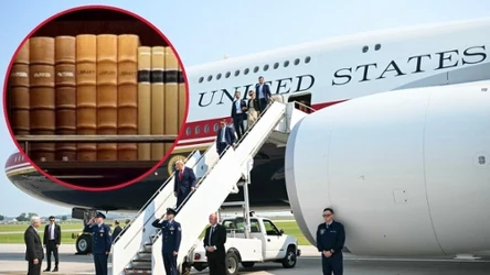 Zagadkowe wnętrze nowego Air Force One. Czy książki w samolocie Trumpa wygenerowała AI?