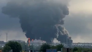 Kijów uderzył w Petersburg. Gęsty dym nad miastem, bolesny cios dla Kremla