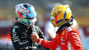 Andrea Kimi Antonelli i Lewis Hamilton