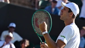 Hubert Hurkacz jest ostatnim polskim singlistą w tegorocznym Wimbledonie