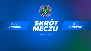 Jasmine Paolini - Maria Sakkari. Skrót meczu. WIDEO