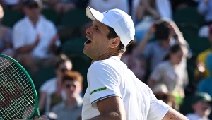 Hubert Hurkacz i Jan-Lennard Struff rywalizowali ze sobą o ćwierćfinał Wimbledonu