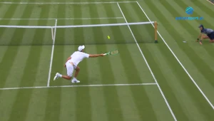 Najlepsze akcje Huberta Hurkacza podczas Wimbledonu 2026. WIDEO
