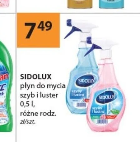 Рідина для миття скла Sidolux