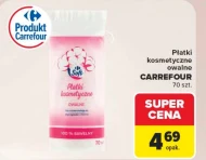 Płatki kosmetyczne Carrefour