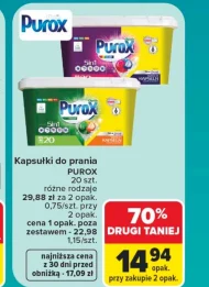 Kapsułki do prania Purox