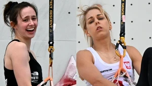 Emma Hunt, Aleksandra Mirosław. Puchar Świata we wspinaczce na czas w Krakowie