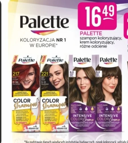 Фарбувальний шампунь Palette