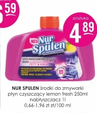 Nabłyszczacz do zmywarki Nur Spülen