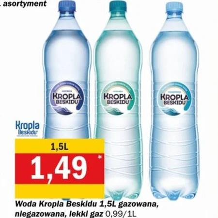 Негазована вода Kropla beskidu