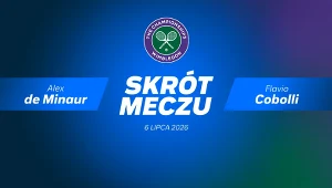 Alex De Minaur - Flavio Cobolli. Skrót meczu. WIDEO