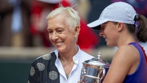 Martina Navratilova i Iga Świątek