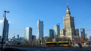 Zdj. ilustracyjne. Widok na Pałac Kultury i Nauki w Warszawie