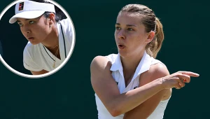 Na zdjęciu Alexandra Eala oraz Maja Chwalińska podczas tegorocznego Wimbledonu