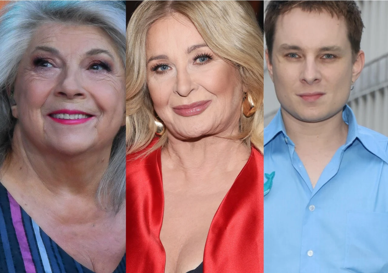 Krystyna Prońko, Majka Jeżowska, Ralph Kaminski Krystyna Prońko, Majka Jeżowska i Ralph Kaminski na zestawieniu zdjęć portretowych.