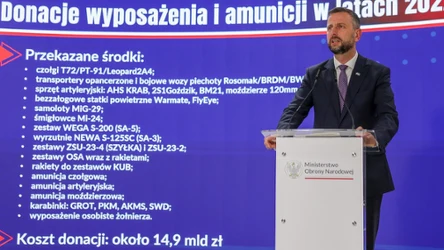 Konferencja z "odtajnienia" listy sprzętu wojskowego, jaki Polska przekazała Ukrainie, może przynieść więcej złego niż dobrego.