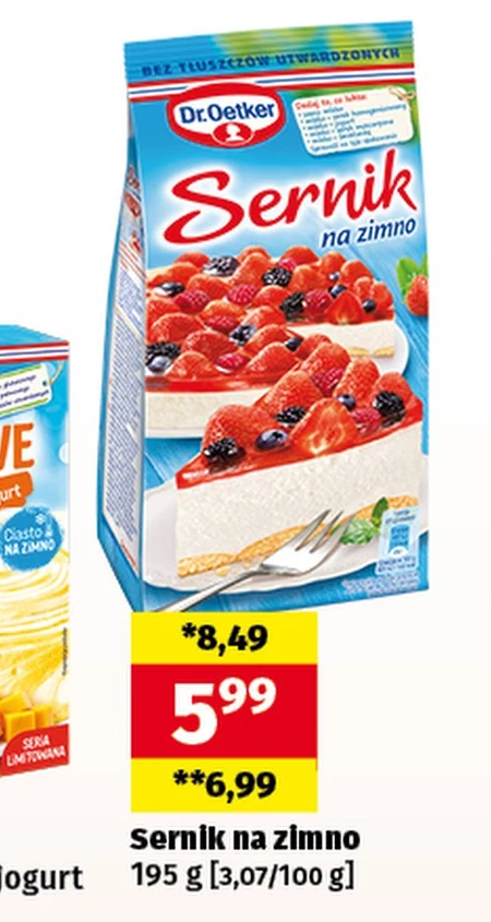 Холодний чізкейк Dr. Oetker