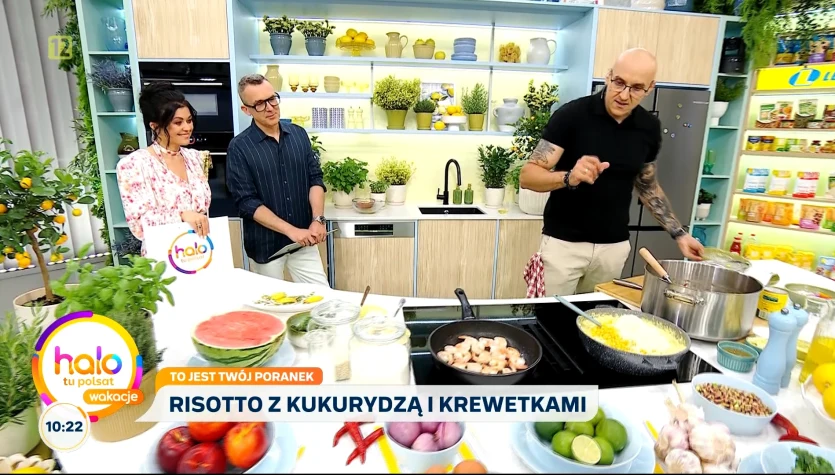 Risotto z kukurydzą i krewetkami. Idealny wakacyjny przepis