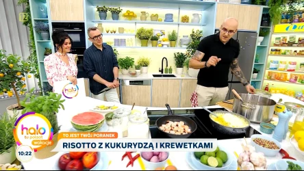 Risotto z kukurydzą i krewetkami. Idealny wakacyjny przepis