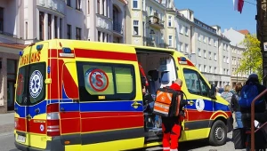 WSPR w Bydgoszczy szuka lekarza w drodze konkursu. Na zdjęciu karateka pogotowia w Bydgoszczy