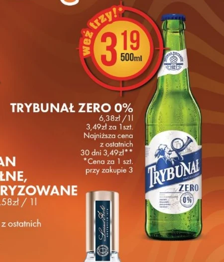 Безалкогольне пиво Trybunał