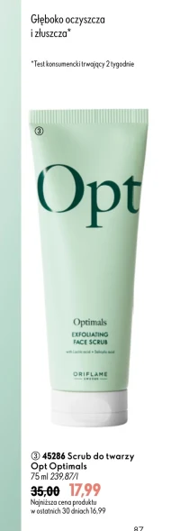 Scrub do twarzy Optimals