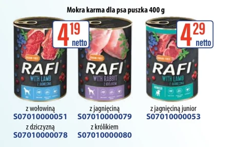 Корм для собак Rafi