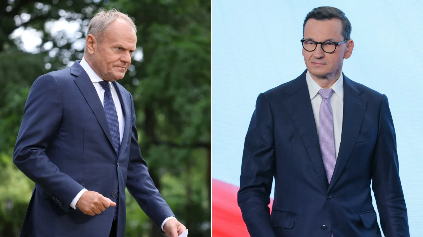 Polacy wskazali w sondażu najlepszego prezesa rady ministrów po 1989 r. Donald Tusk i Mateusz Morawiecki