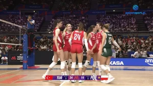 Liga Nardów siatkarek. Polska - Turcja. Skrót meczu. WIDEO