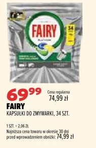 Kapsułki do zmywarki Fairy