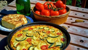 Omlet śródziemnomorski jest bardzo pożywny