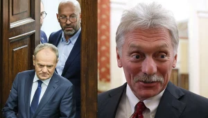Na zdjęciu Donald Tusk, Jakub Rutnicki oraz Dmitrij Pieskow