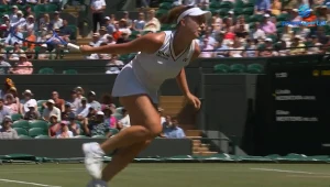 Linda Noskova - Elise Mertens. Skrót meczu. WIDEO