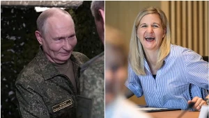 Władimir Putin, prezydent Federacji Rosyjskiej i Kirsty Coventry, prezydent Międzynarodowego Komitetu Olimpijskiego