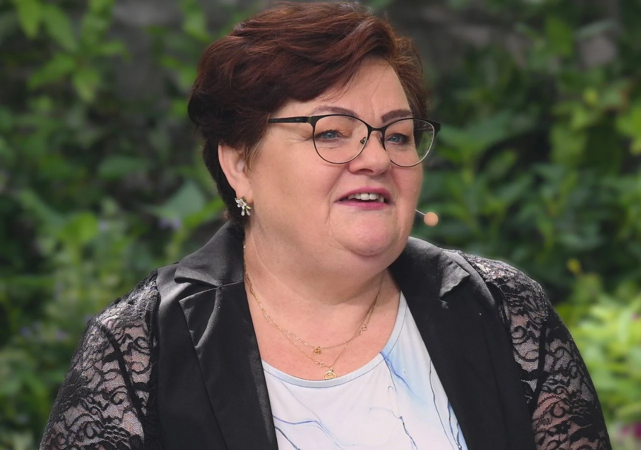 Lilla Wyjadłowska z Sosnowca z programu "Sanatorium miłości" Lilla Wyjadłowska z Sosnowca z programu "Sanatorium miłości" w studiu "Pytania na śniadanie" podczas wywiadu.