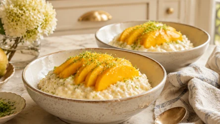 Ryż na mleku kokosowym z mango