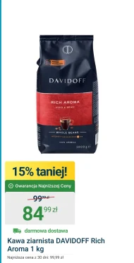 Kawa ziarnista Davidoff