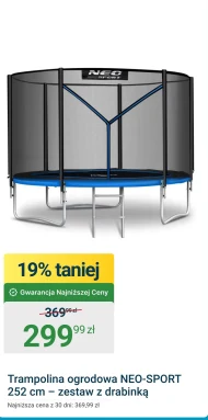 Trampolina ogrodowa Neo-Sport
