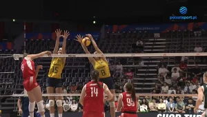 Efektowne bloki w meczu Polska - Brazylia [WIDEO]