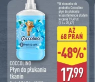Płyn do płukania tkanin Coccolino