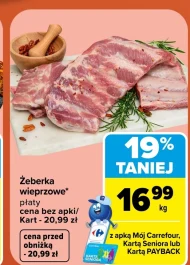 Żeberka wieprzowe Carrefour